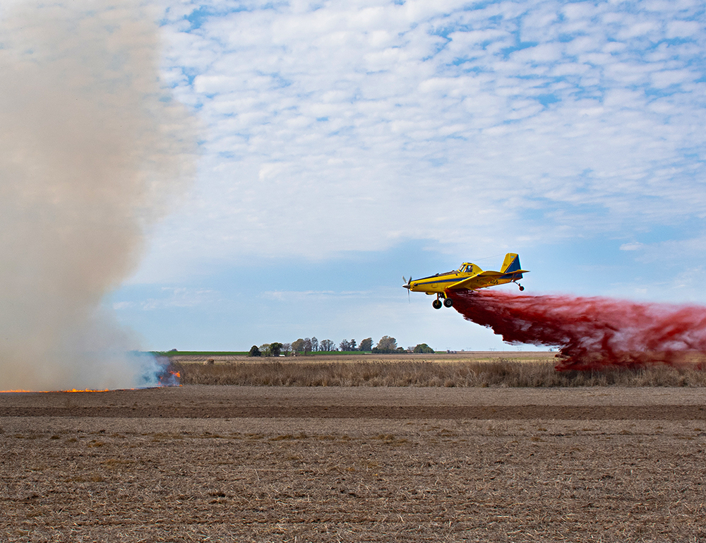 Masnova - tecnologias de combate a incêndios agrícolas e ambientais - aplicação aérea de produto Retard - Nova do Brasil