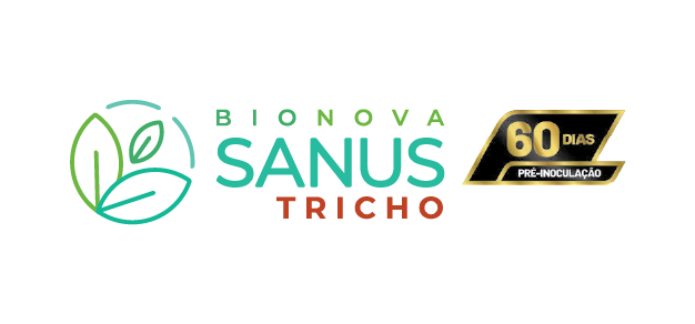 Bionova Sanus Tricho é um fungicida altamente eficaz, desenvolvido para o tratamento de sementes e aplicação foliar. Ação de amplo espectro. Produto Nova do Brasil Líder em Biotecnologia